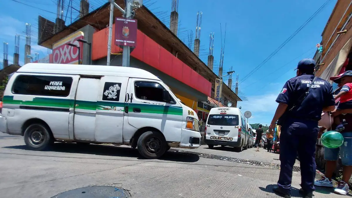 Combis en el centro